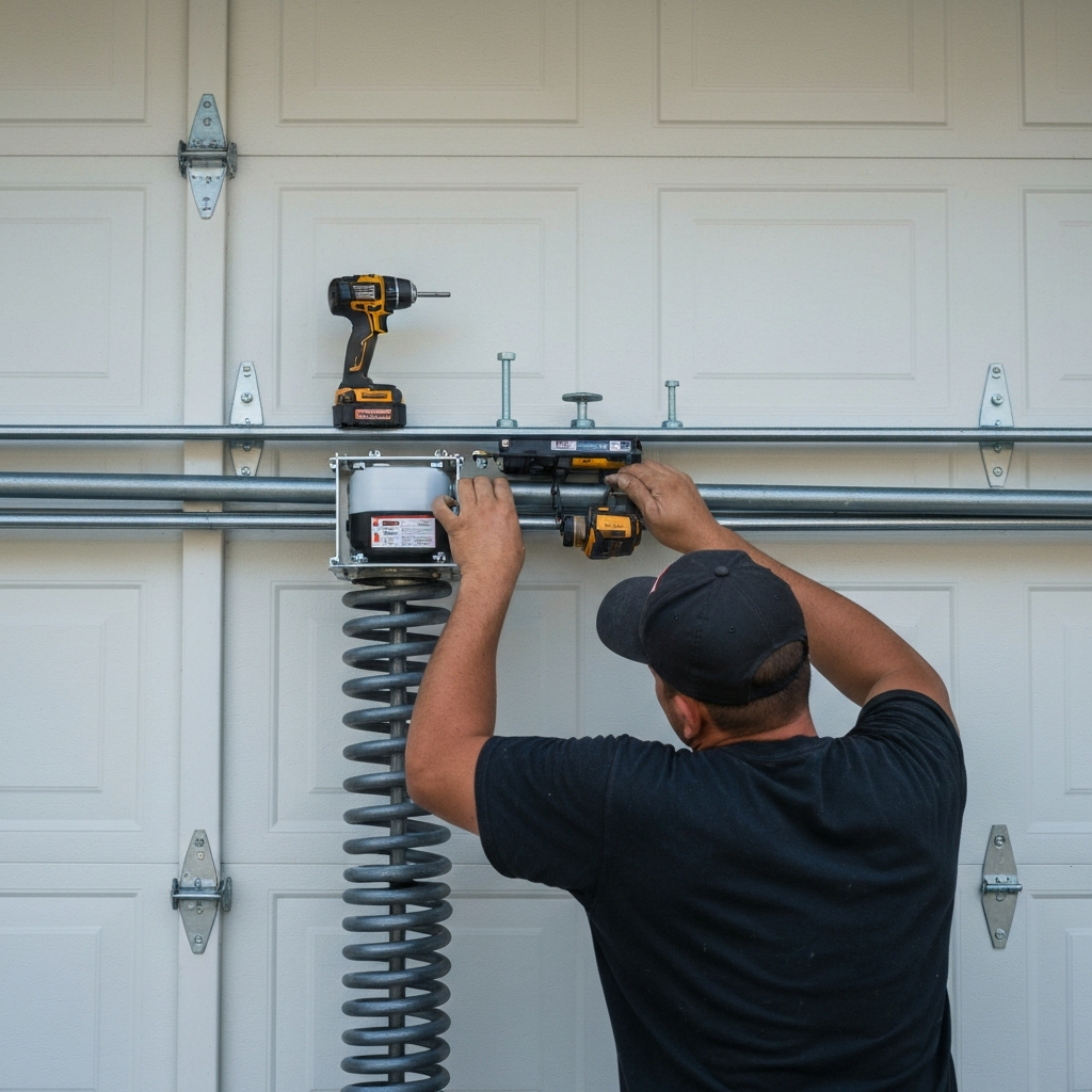 professional garage door opener service
