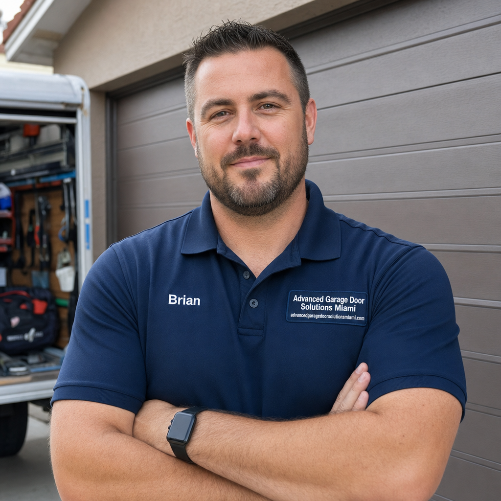 Brian Robinson, owner of Advanced Garage Door Solutions Miami
