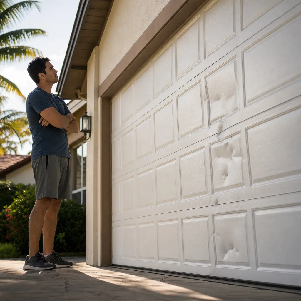 Illustration for garage door repair in Brownsville