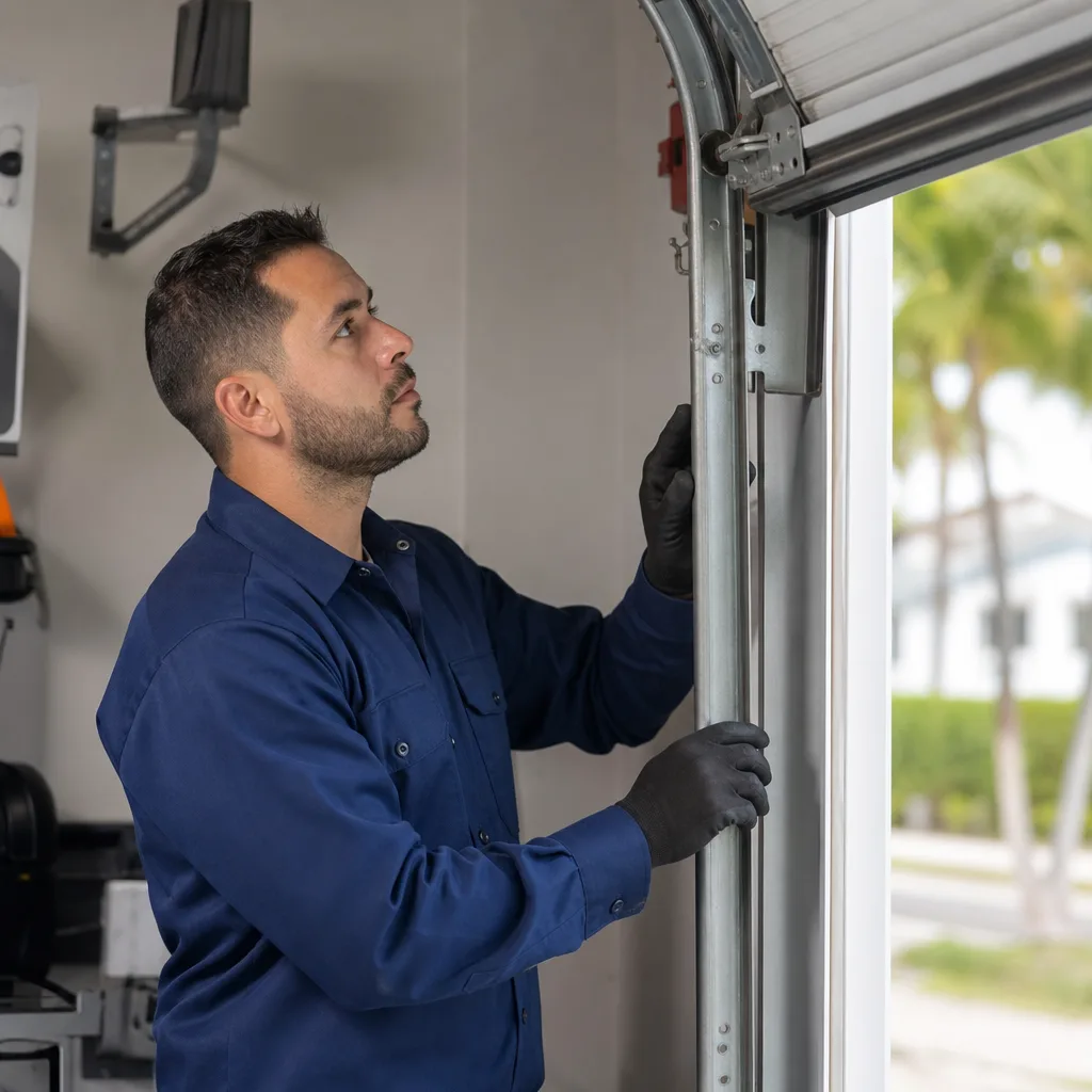 Illustration for garage door cable repair miami