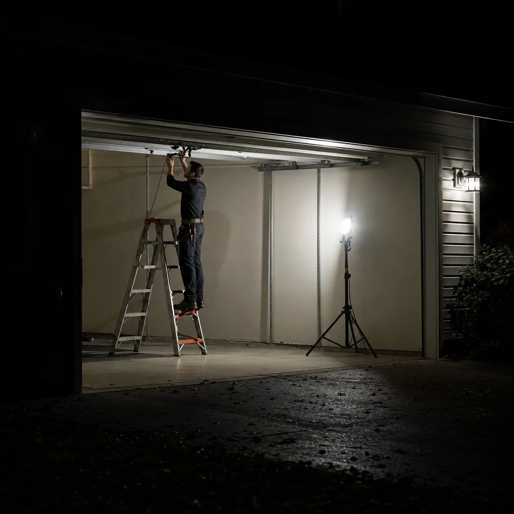 Illustration for 24/7 garage door help in Miami